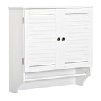 Meuble salle de bain simple blanc 60x23x60cm -