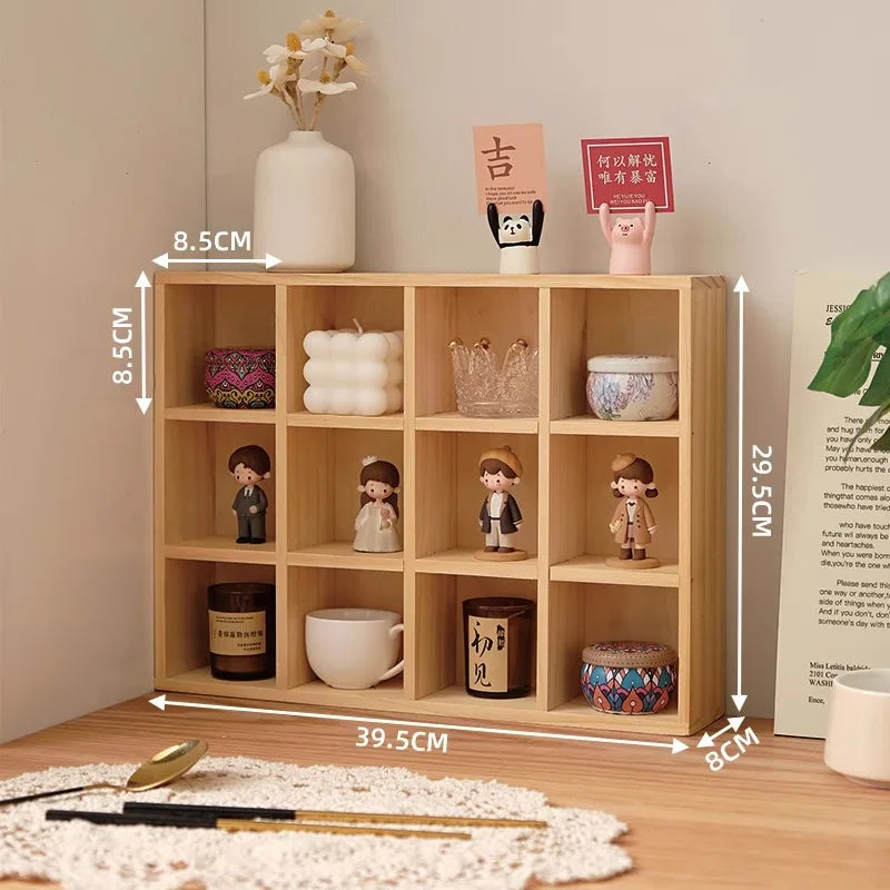 étagère bois massif murale ou table - Natural Small