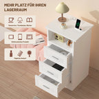 Table de chevet intelligente avec station de recharge USB -