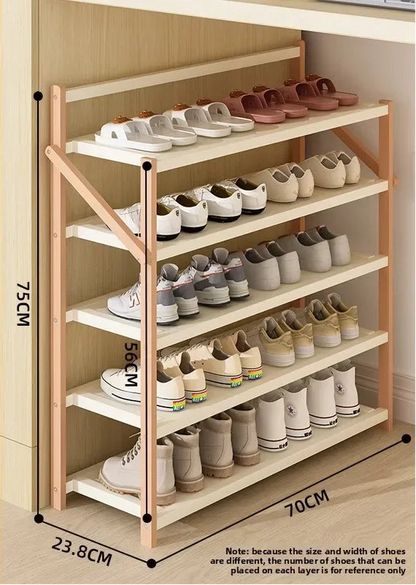 Meuble à chaussure palette artisanale - 5C-70cm-Poudre