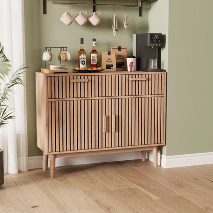 Meuble de rangement style compagne vintage en bois -