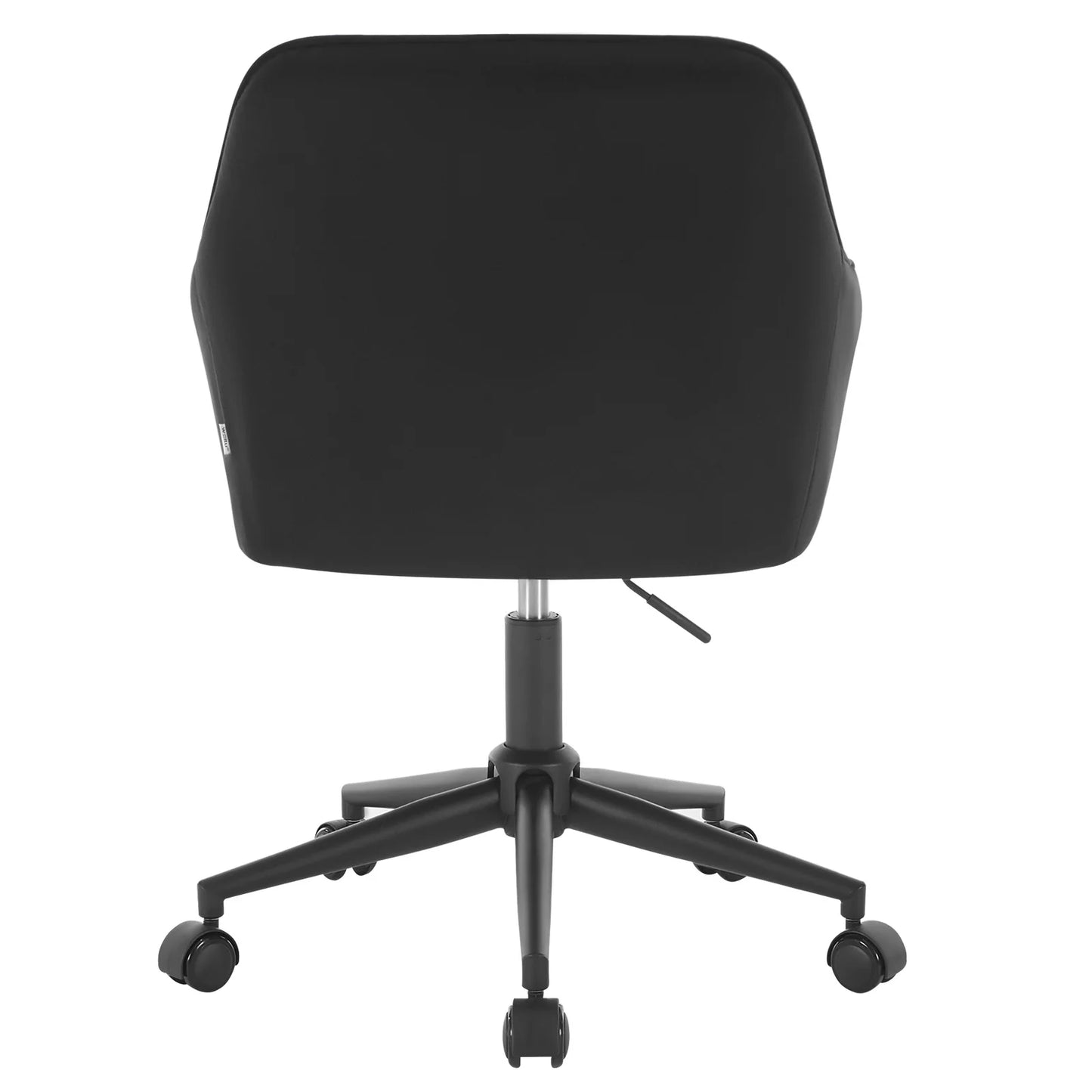 Chaise de bureau pivotante en velours -