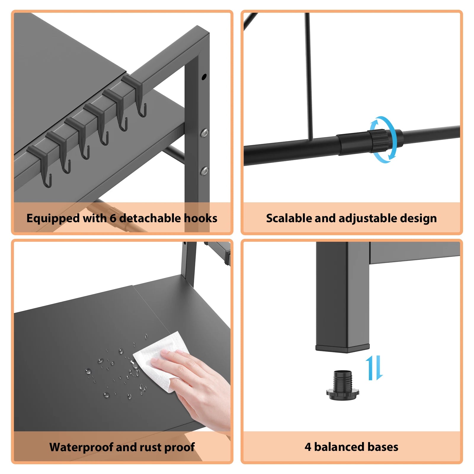 étagère cuisine pratique et utile -
