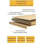 Table de nuit d'appoint simple en bois -