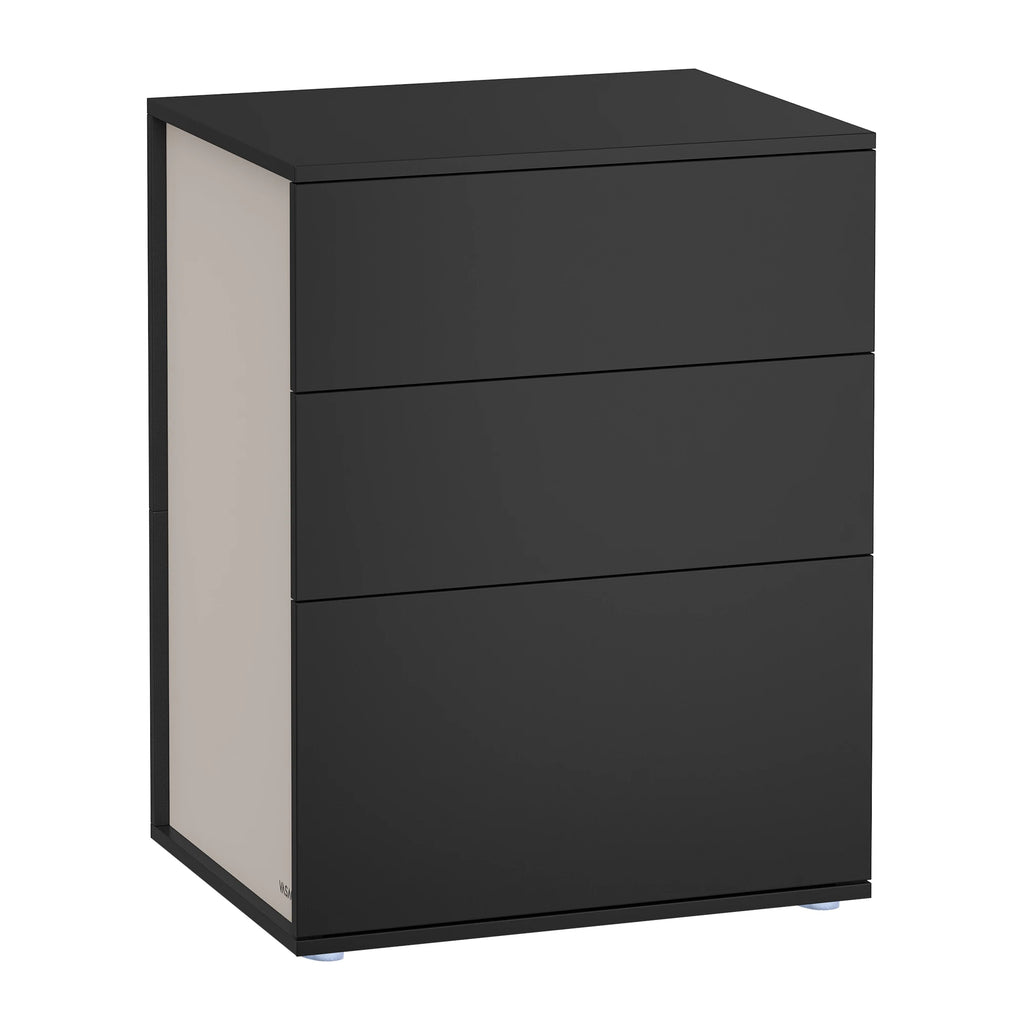 Table de nuit vasagle à montage ultra rapide - Noir d'encre Table de nuit