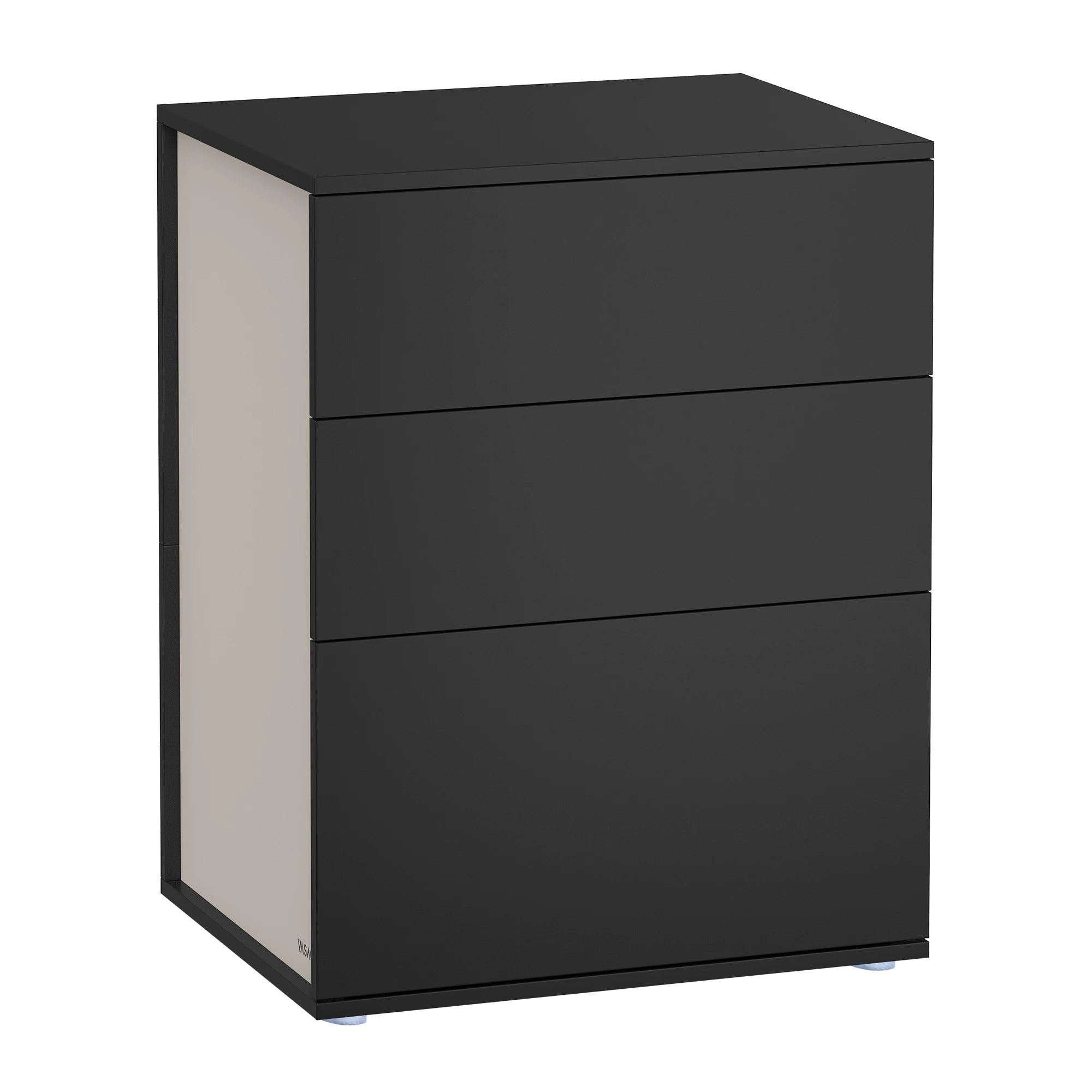 Table de nuit vasagle à montage ultra rapide - Noir d'encre Table de nuit