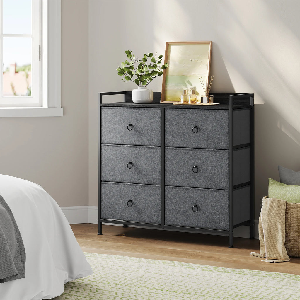 Meuble de rangement 6 tiroirs moderne -