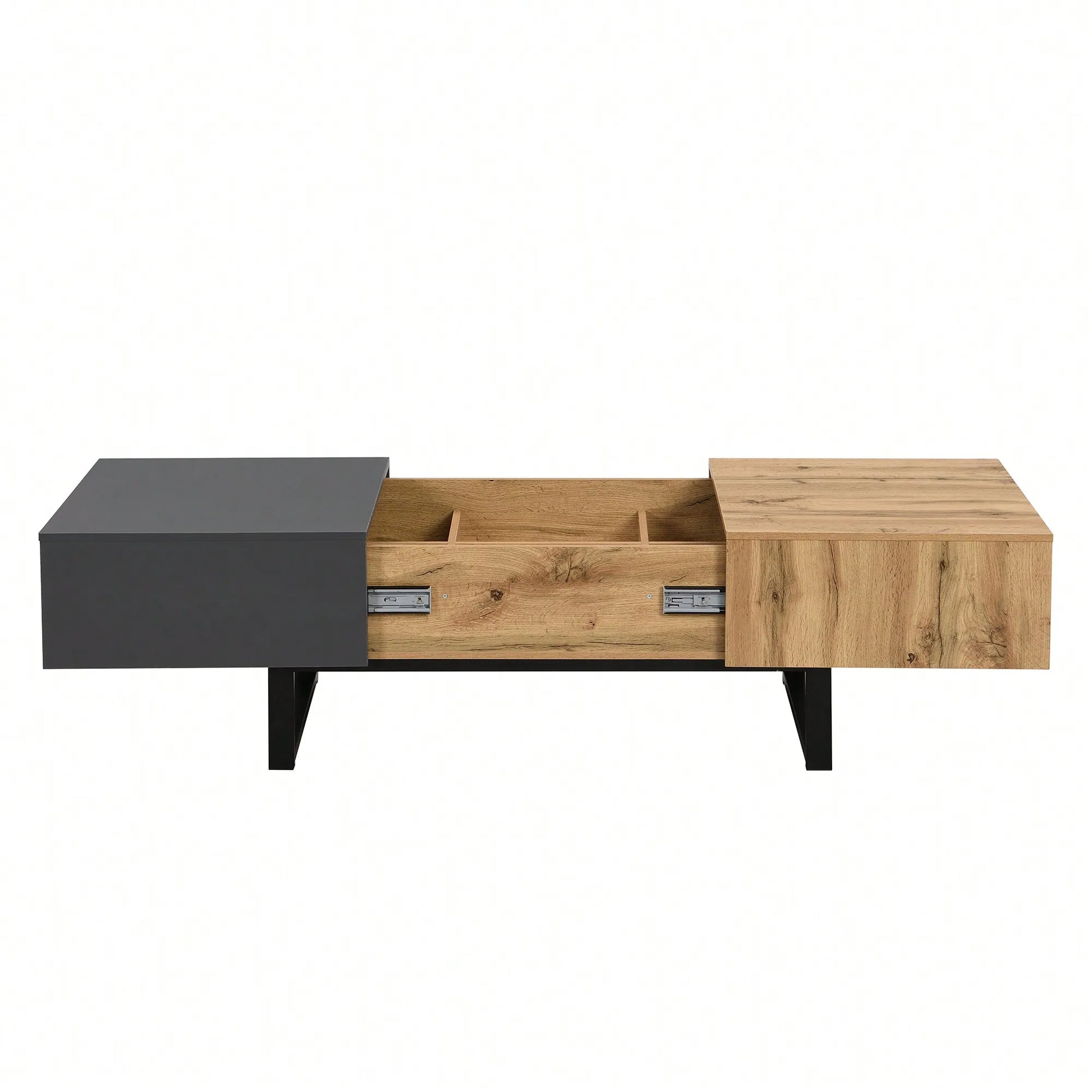 Table basse extensible avec rangement dissimulé -