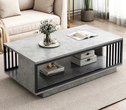 Table basse bois vintage de qualité -