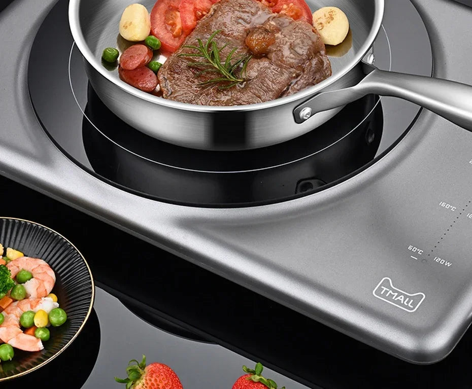 Poêle inox de petite taille de qualité -