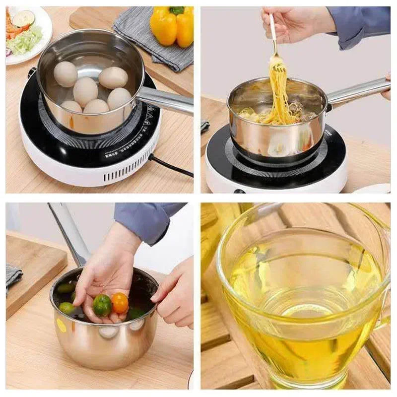 Petite casserole inox sans couvercle -