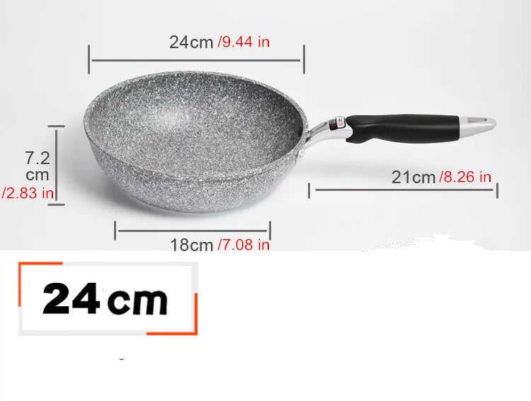 Poêle céramique de 28cm Durable flexible et pratique -