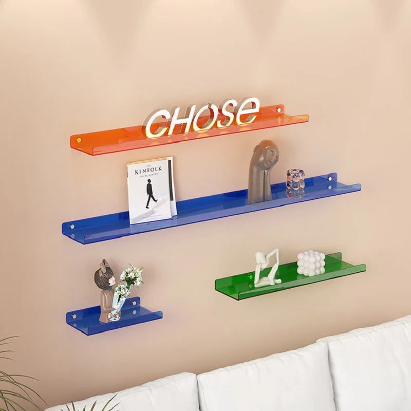 étagère murale pour salon et salle de bain -