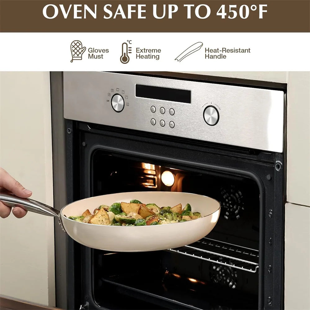 Poêle céramique pour usage multiple -