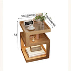 Table de nuit moderne en bois de luxe tendance -