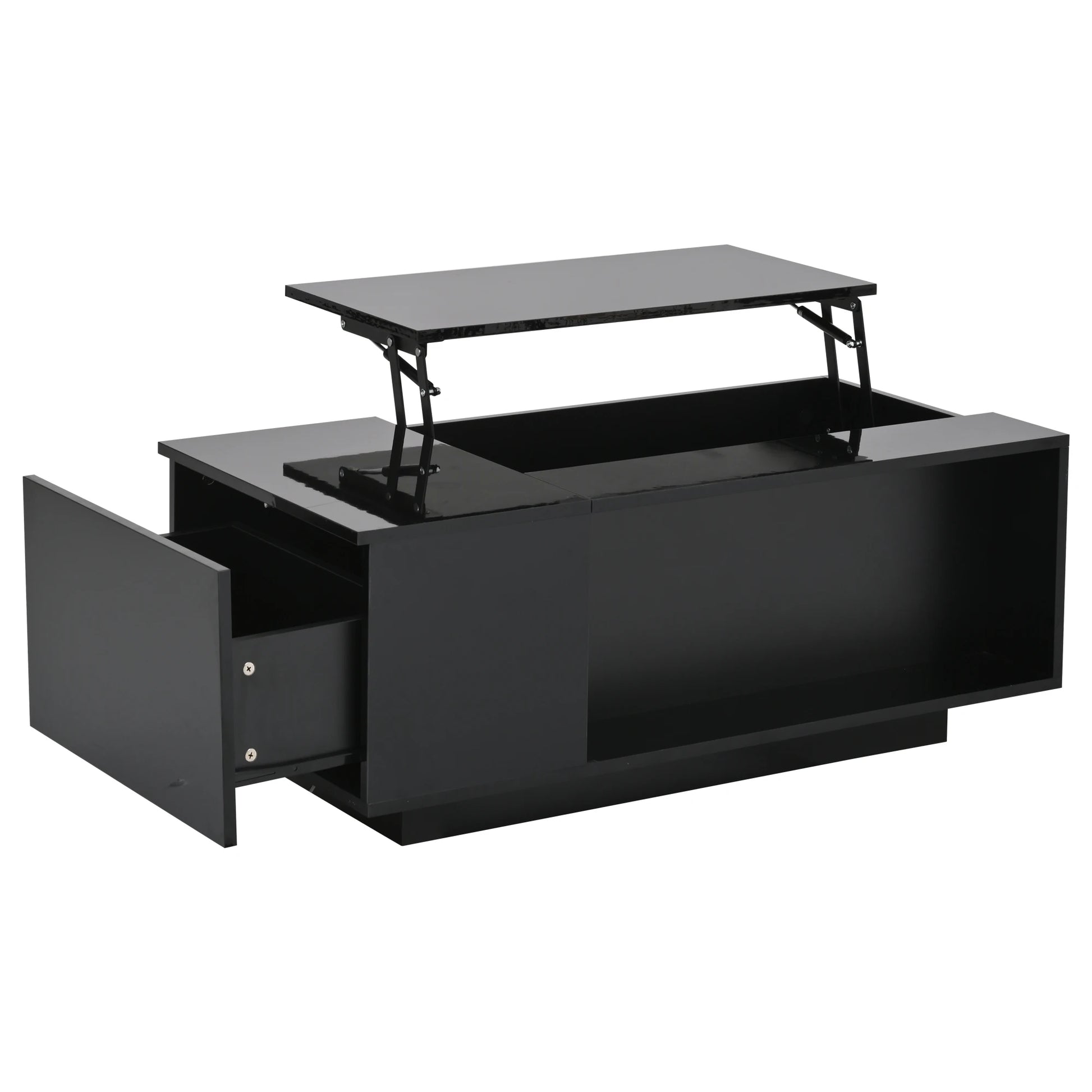 Table basse hauteur réglable 100×50×40 cm -