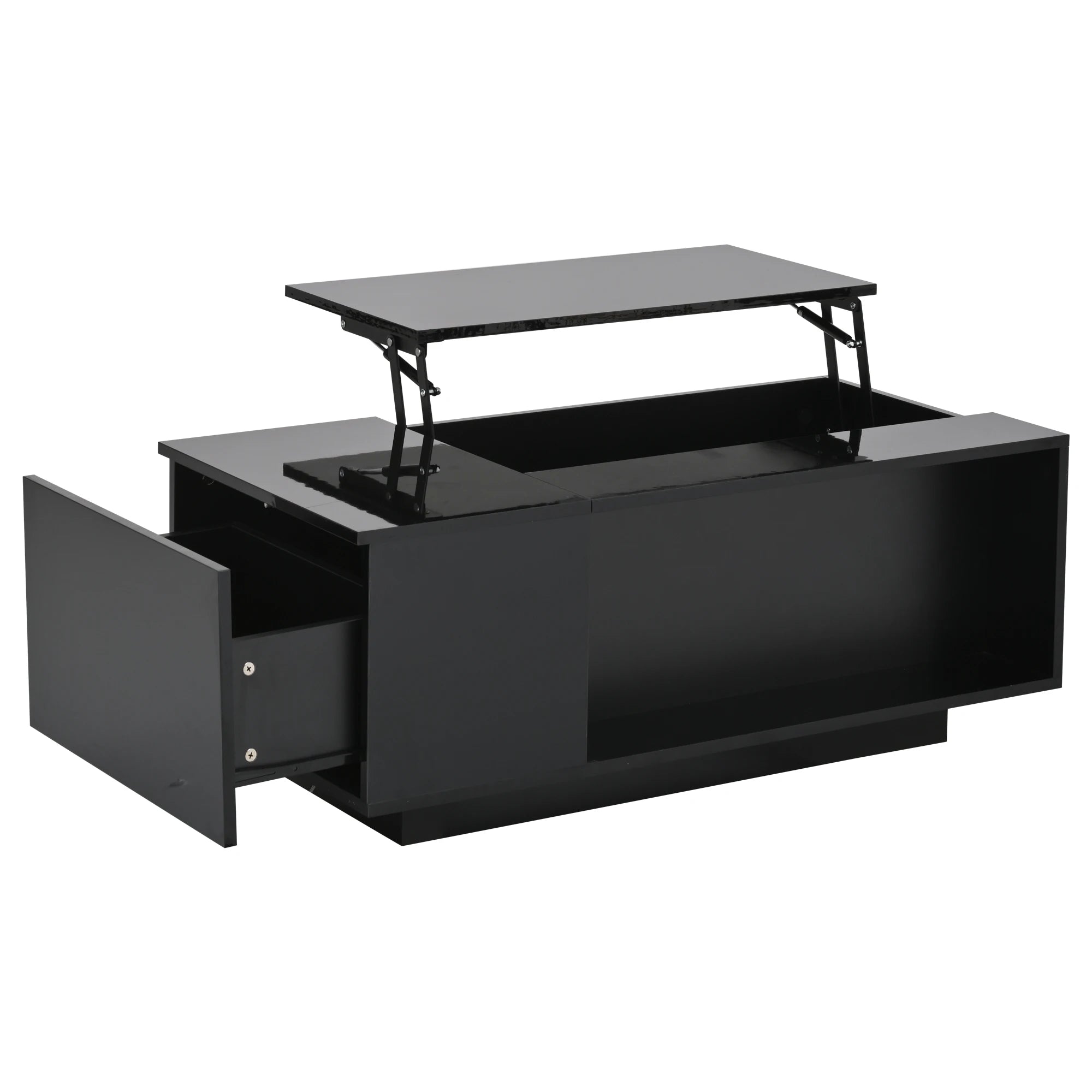 Table basse hauteur réglable 100×50×40 cm -