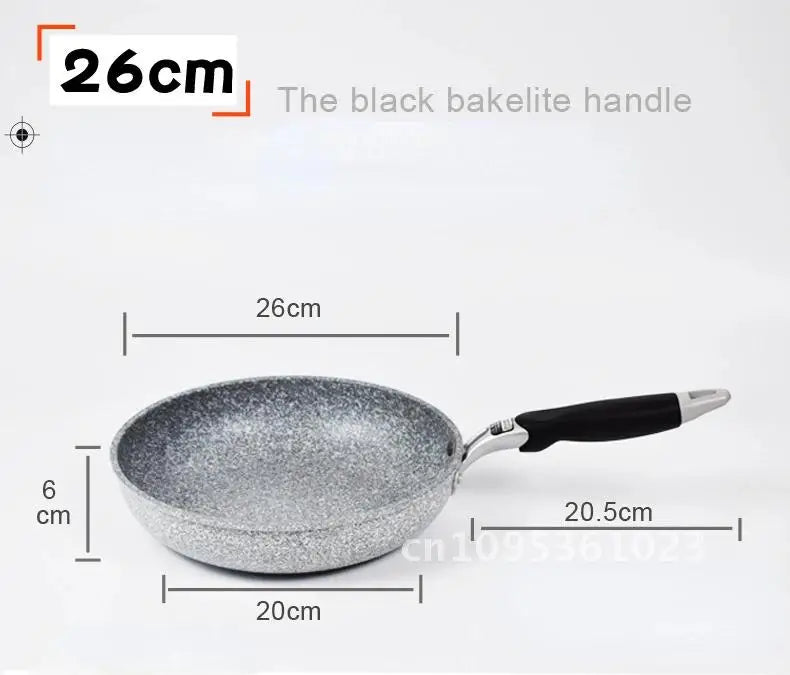 Poêle céramique durable en pierre solide -