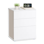 Table de nuit vasagle à montage ultra rapide - Blanc Table de nuit