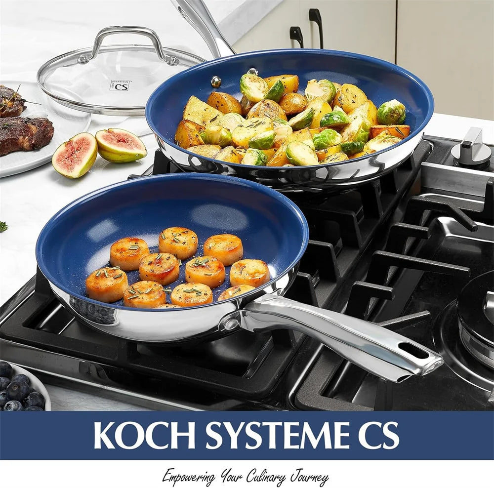 Poêle inox professionnel -