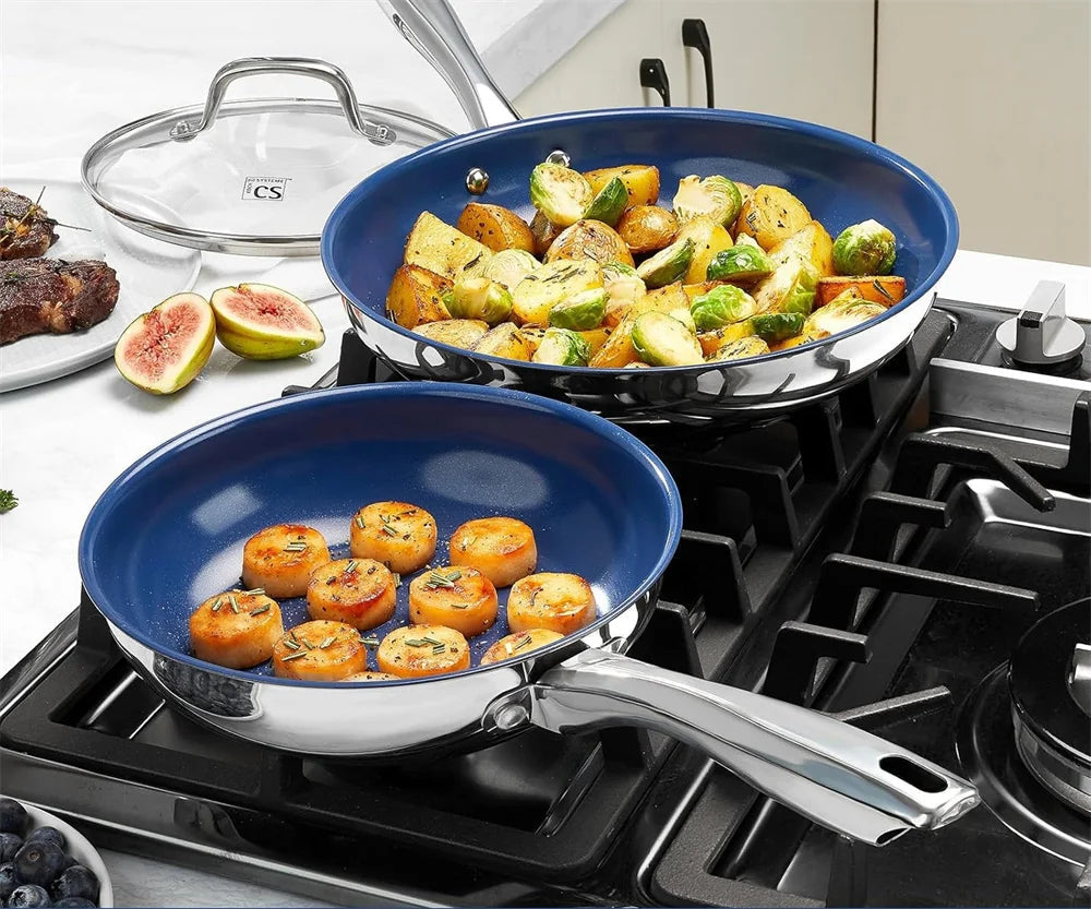 Poêle inox professionnel -