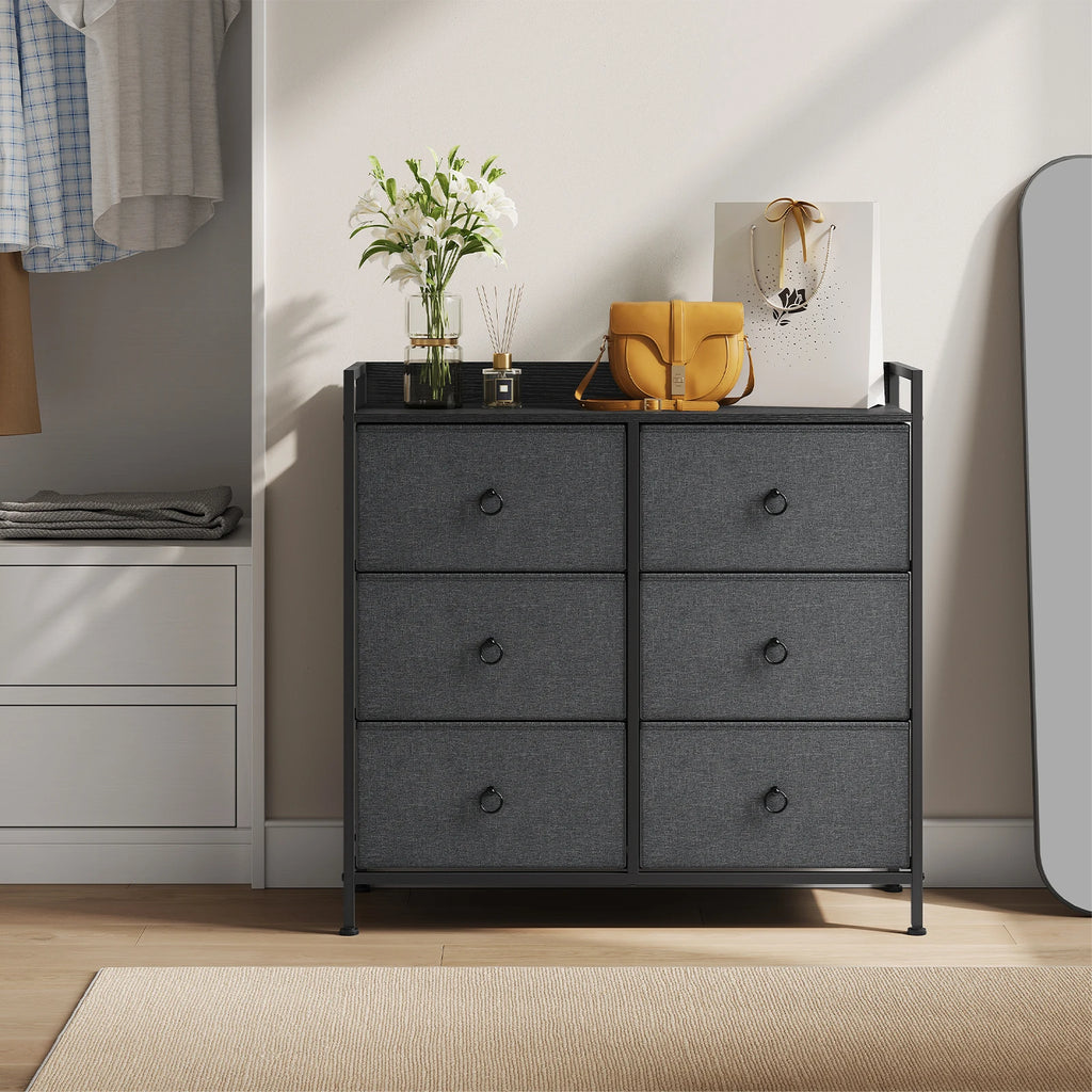 Meuble de rangement 6 tiroirs moderne -