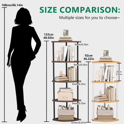 Étagère d'angle design simple à plusieurs étages -