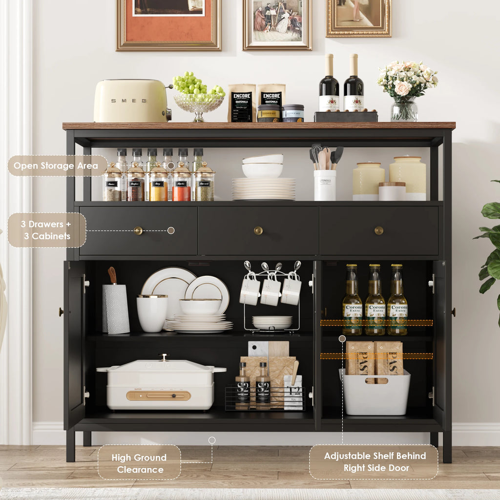 Meuble de rangement pour salle à manger 108x38x98.5 cm -