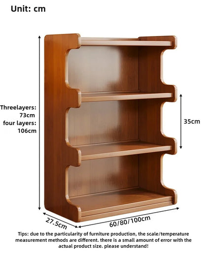 Étagère livre simple en bambou -