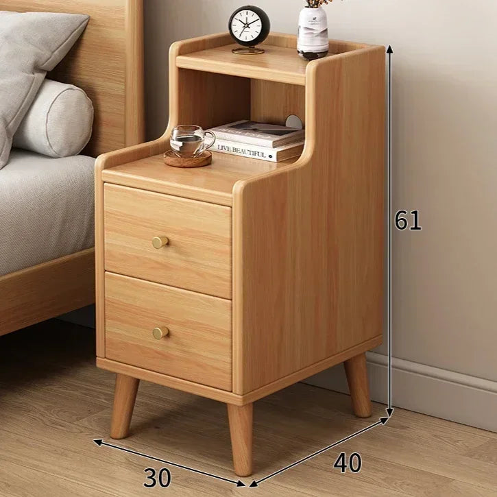 Table de nuit d'angle pour chambre à coucher - 30x40x61cm style3