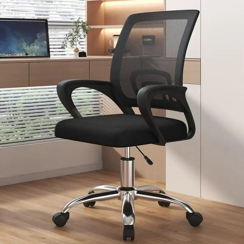 Chaise de bureau ergonomique à dossier mi-haut -