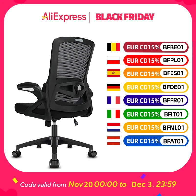 Chaise de bureau ado à hauteur réglable -