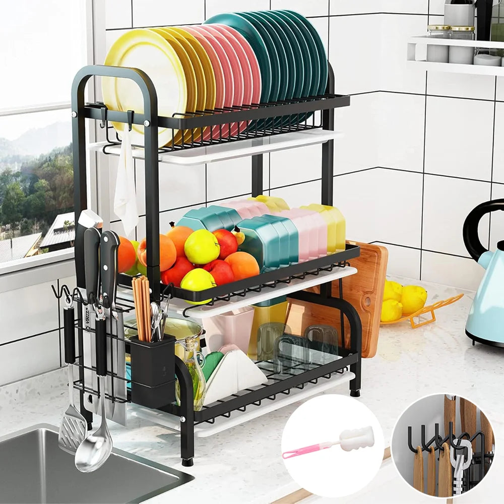 étagère cuisine métallique -