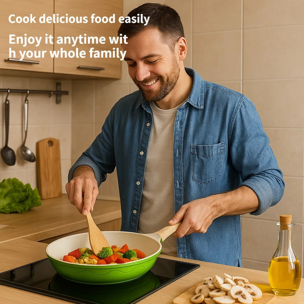 Poêle céramique à frire non toxique -