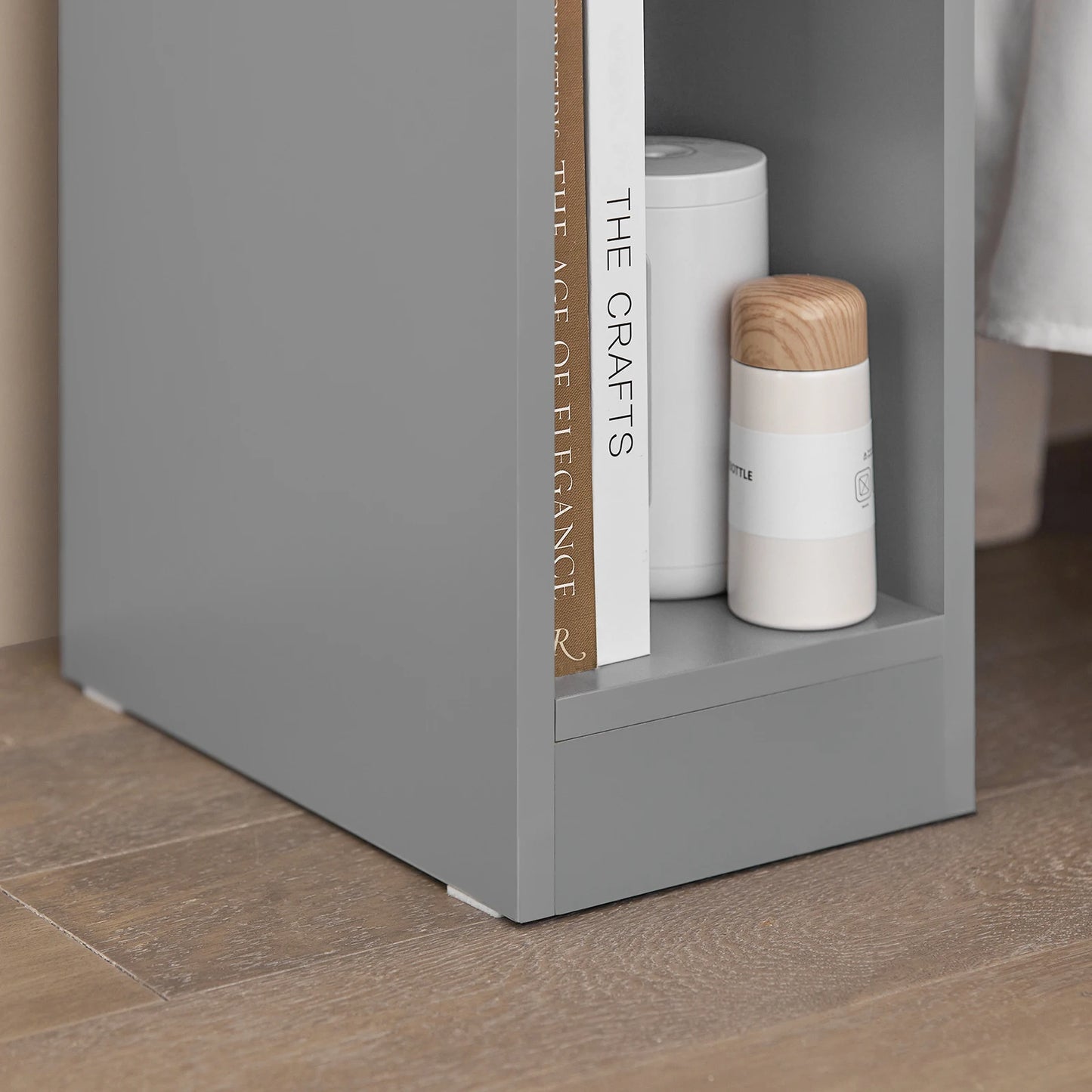 Table de chevet lot de 2 pas cher étroite moderne -