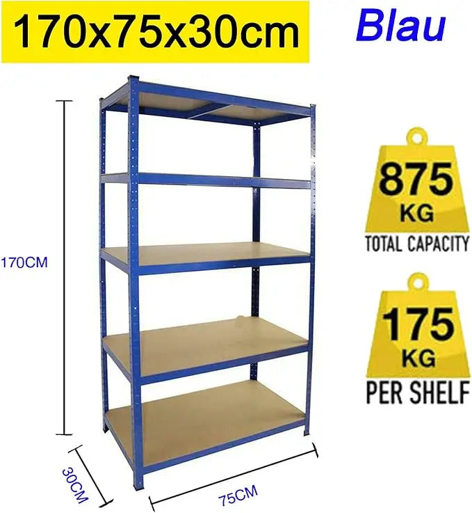 étagère garage 180x90x40cm - 170x75x30cm-B