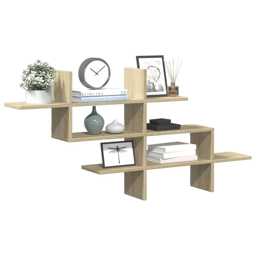 étagère murale fixation invisible 124.5x18x60.5 cm -