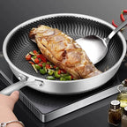 Poêle inox wok magnifique -