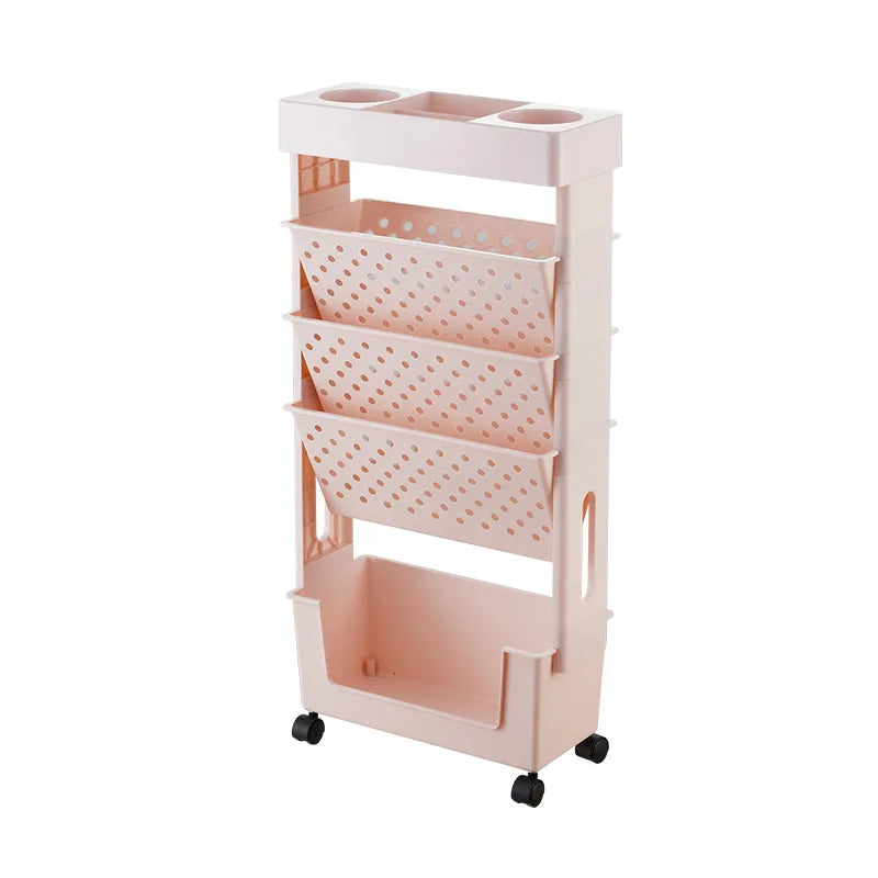 Étagère livre idéale pour salle de classe - 1pcs Rose