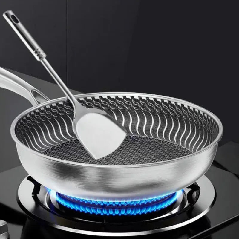Poêle inox wok magnifique -
