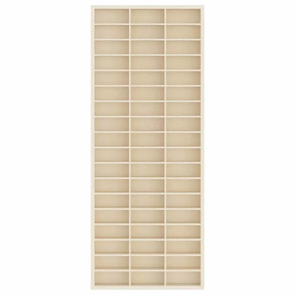 étagère murale vitrine marron -