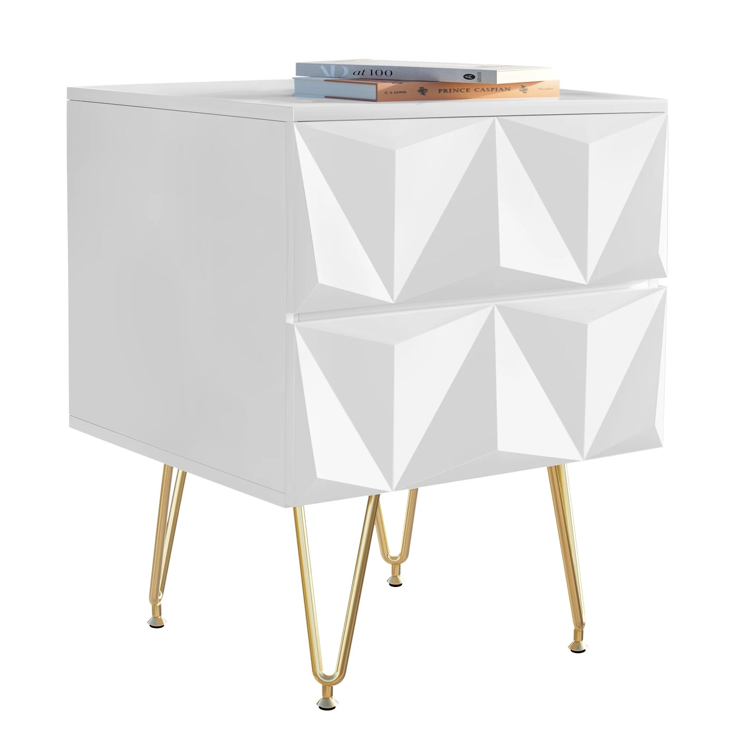 Table de chevet dimension 40x53x40cm décorative moderne -