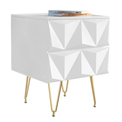 Table de chevet dimension 40x53x40cm décorative moderne -