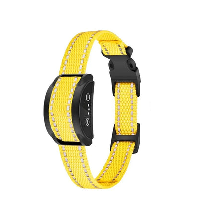 collier anti aboiement électrique tendance - Jaune