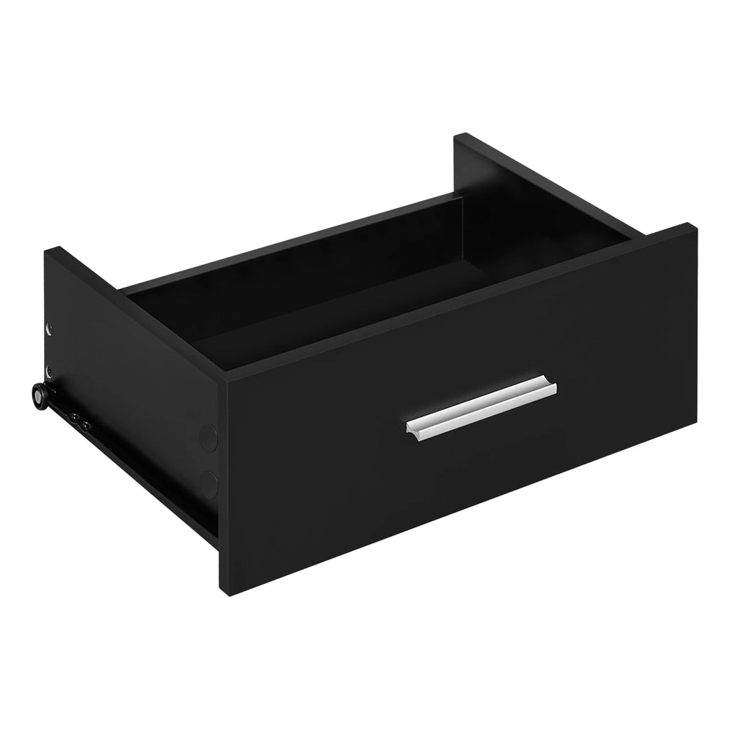 Table de chevet avec prise 3 tiroirs blanc -