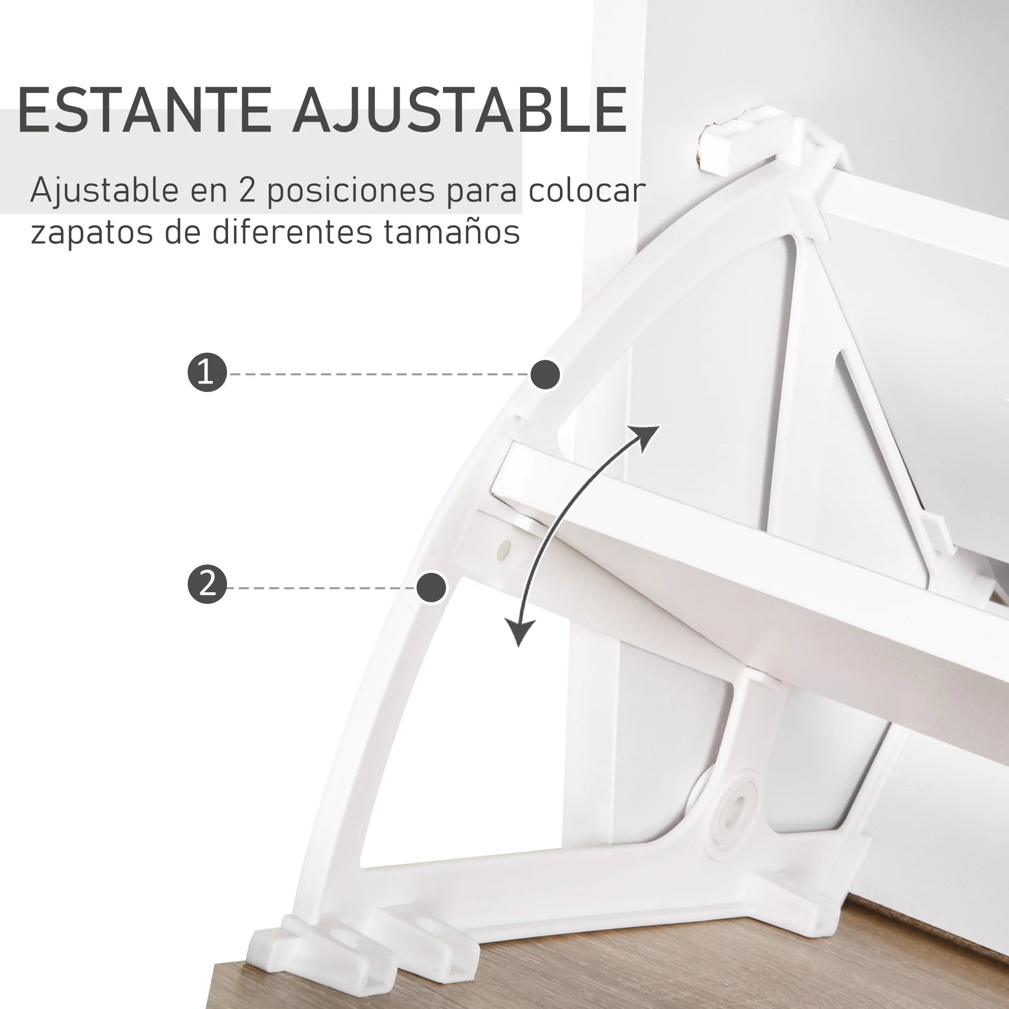 Meuble à chaussure scandinave 60X24X105.5 cm -