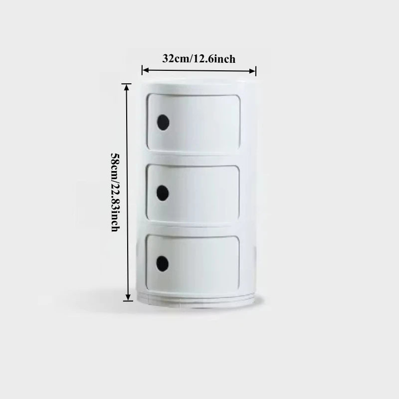 Table de nuit nordique creative - Blanc