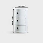 Table de nuit nordique creative - Blanc