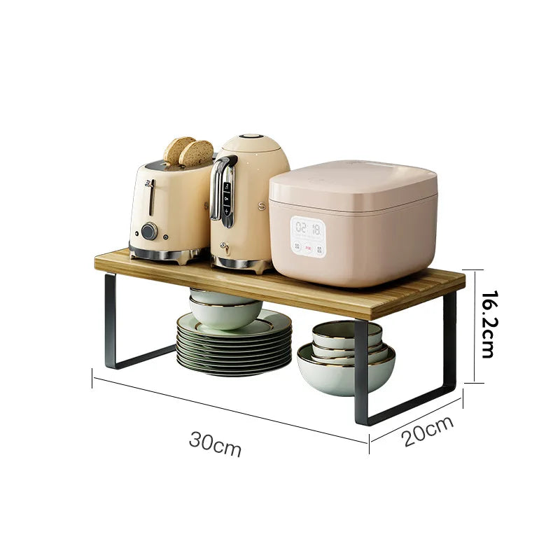 Étagère café petite taille simple - D30X20X16.2CM