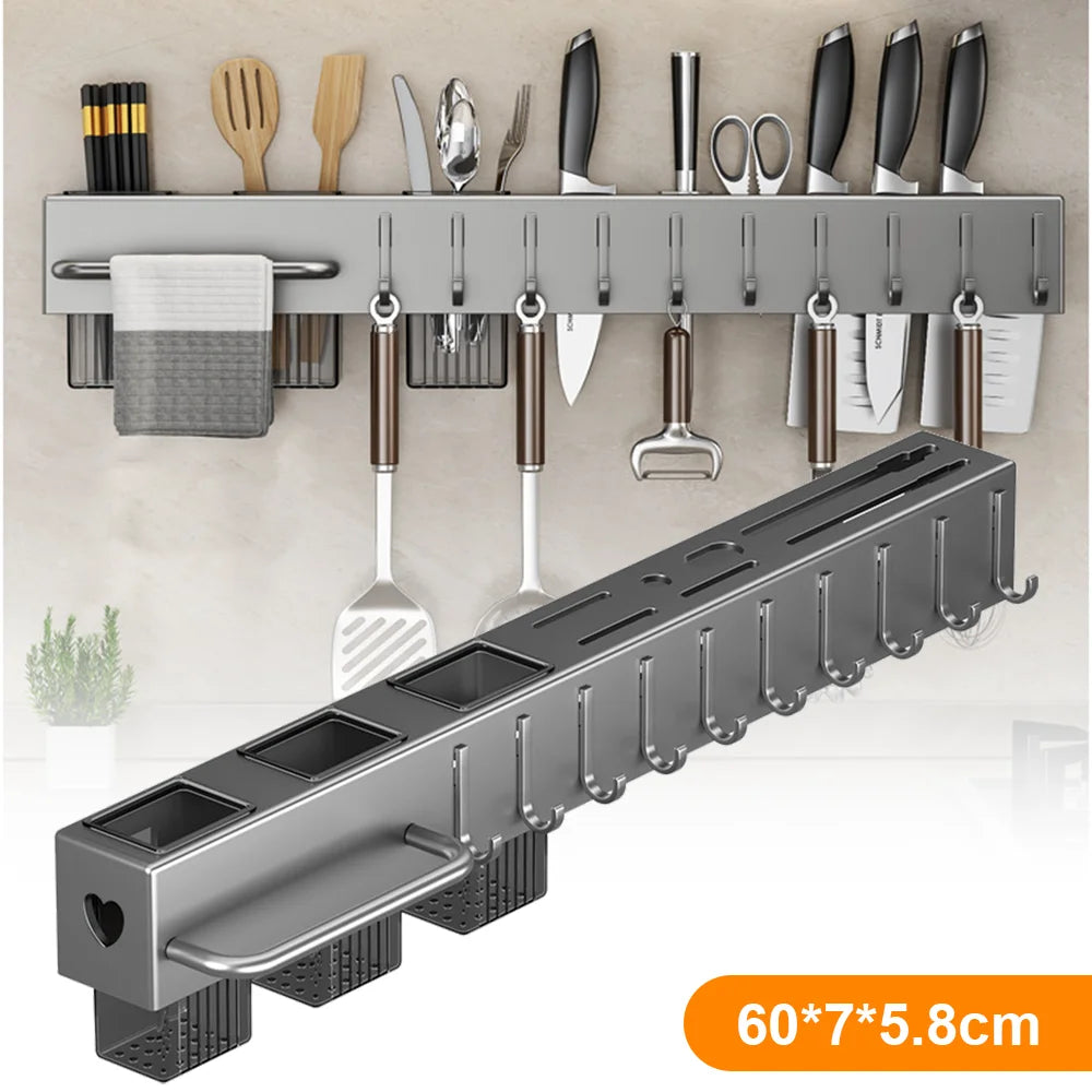 étagère cuisine murale d'ustensile -